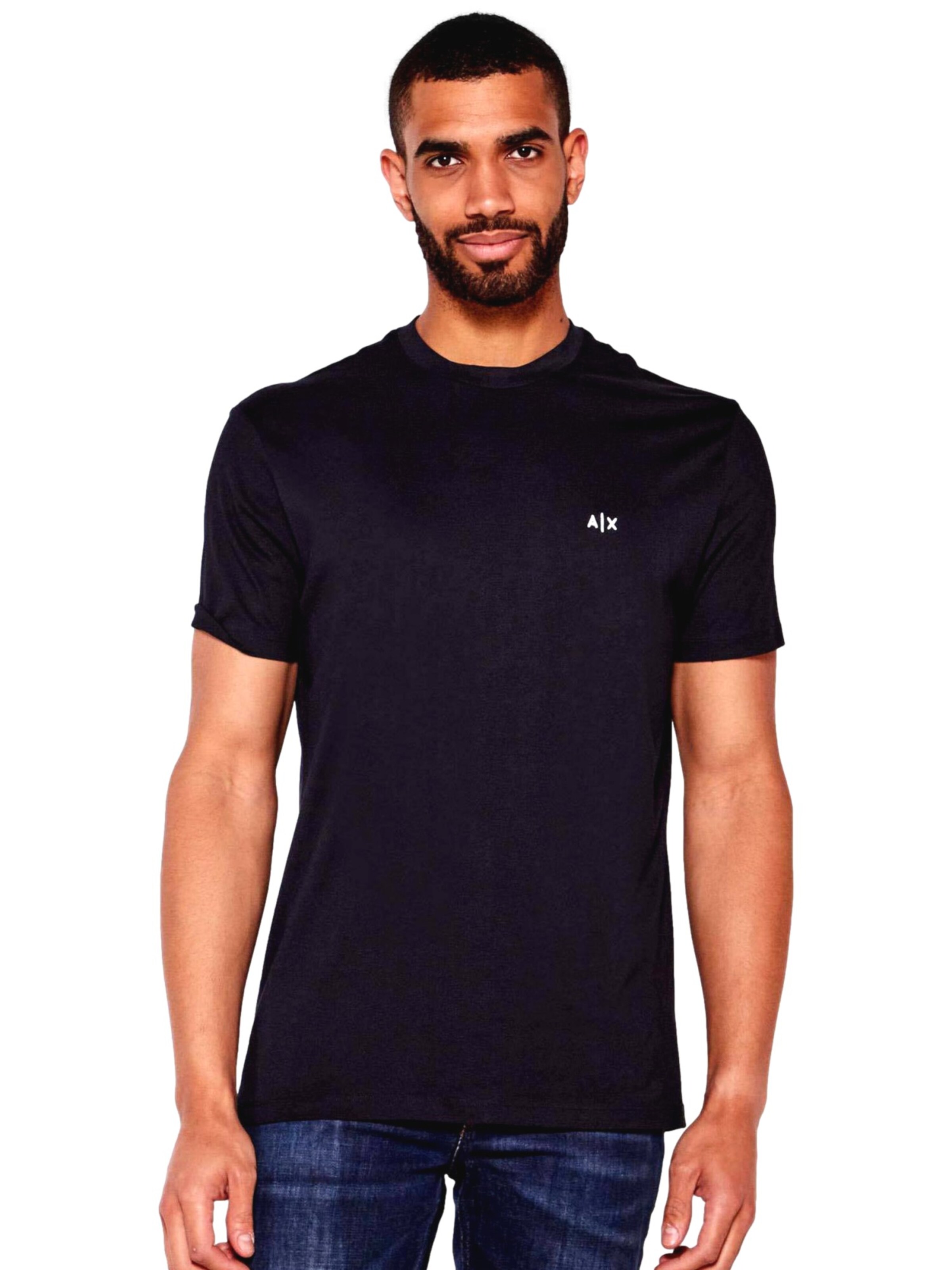 Maglietta di ARMANI EXCHANGE in blu: frontale