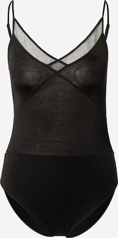 Guido Maria Kretschmer Collection Bodysuit 'Loretta' in Black: front