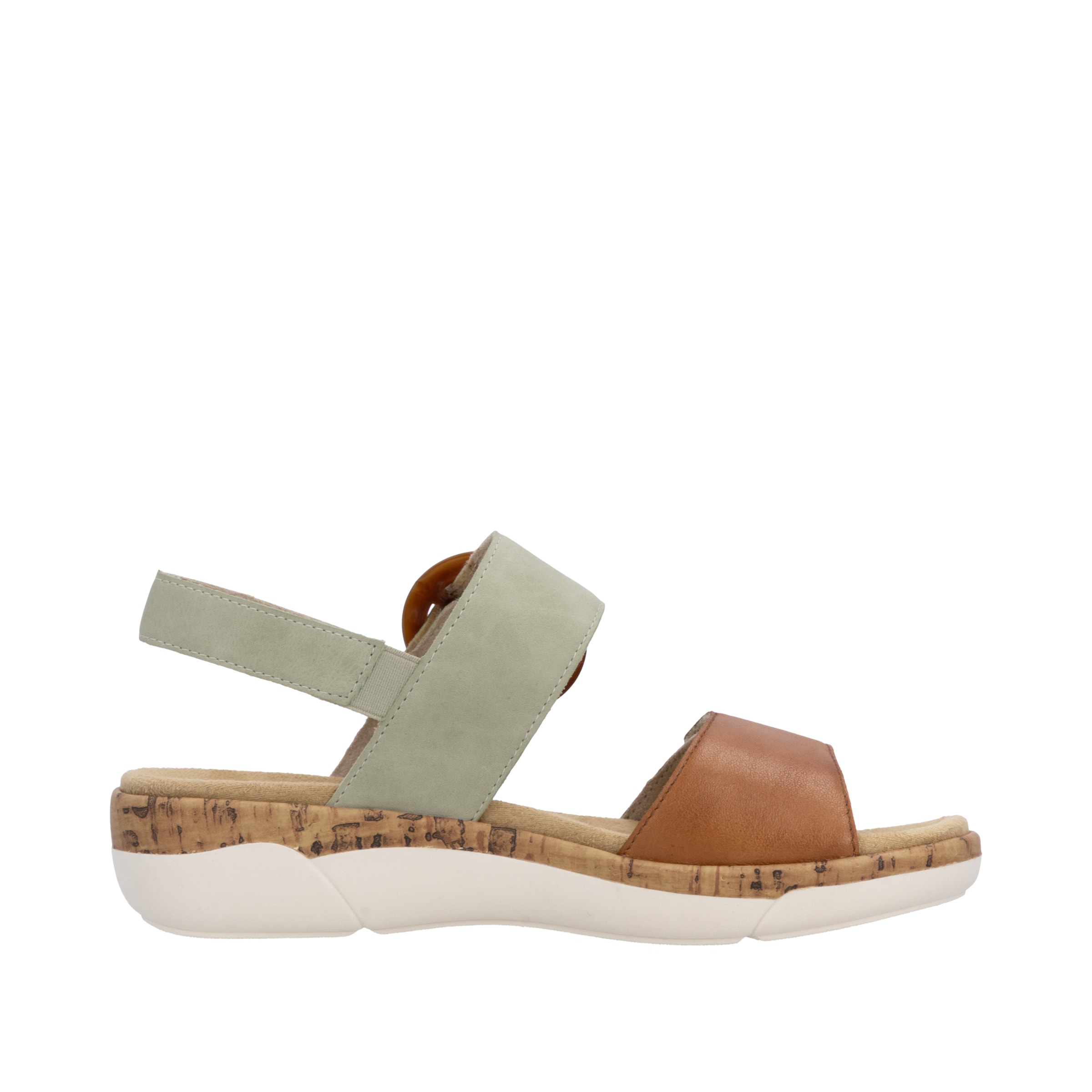 REMONTE Strap sandal 'R6853' in Brown