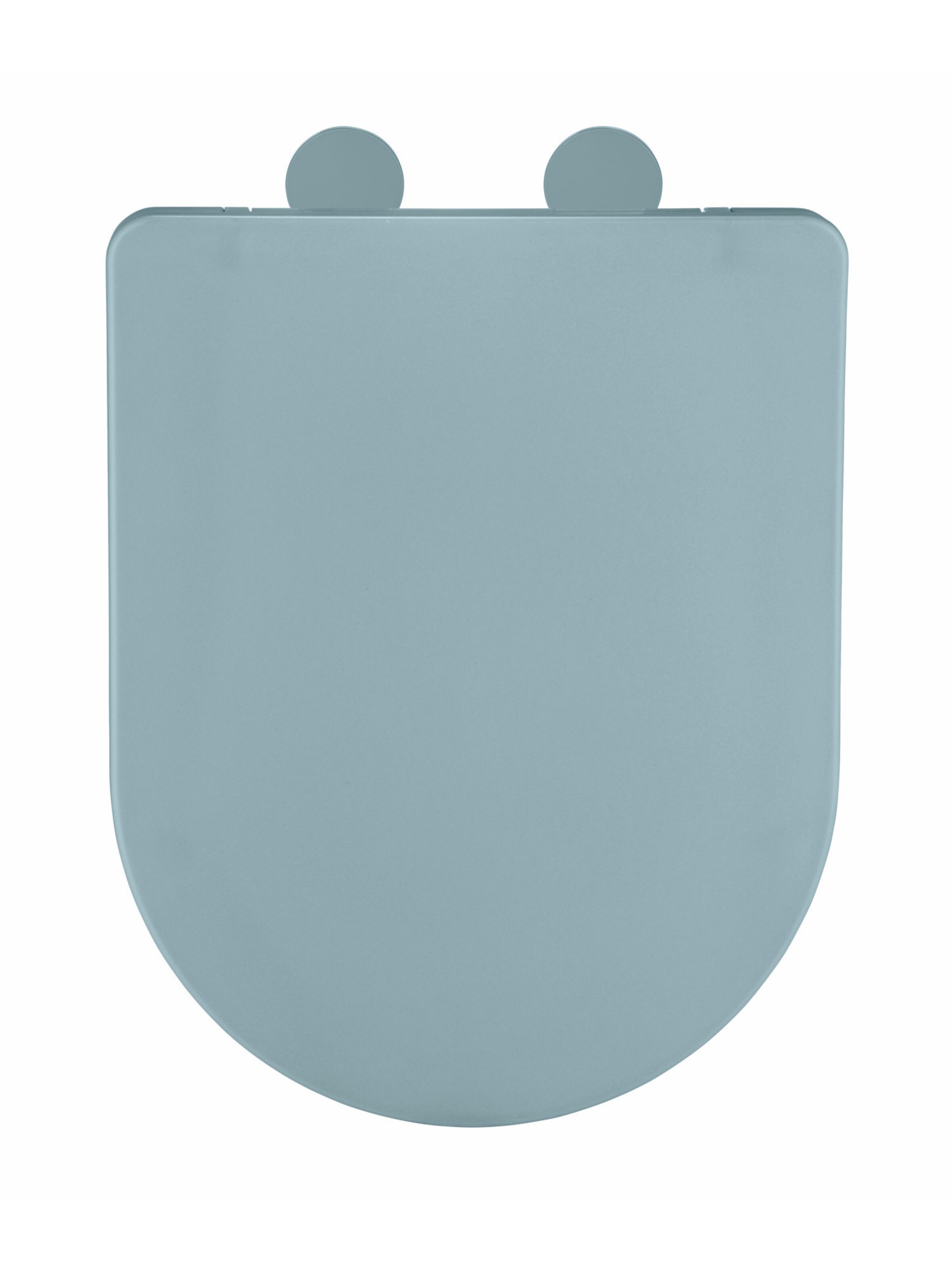 Wenko WC-Sitz 'Galati' in Blau: Vorderseite