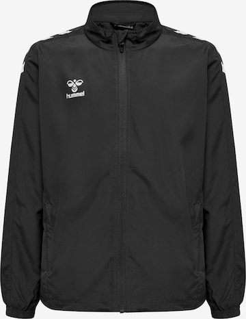 Hummel Athletic Jacket in Black: front