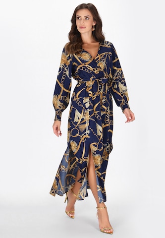 faina - Vestido en azul