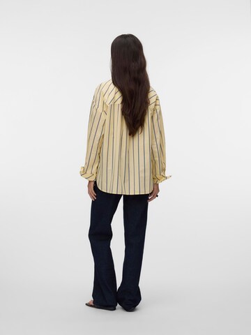 VERO MODA Blouse 'VMFanni' in Geel