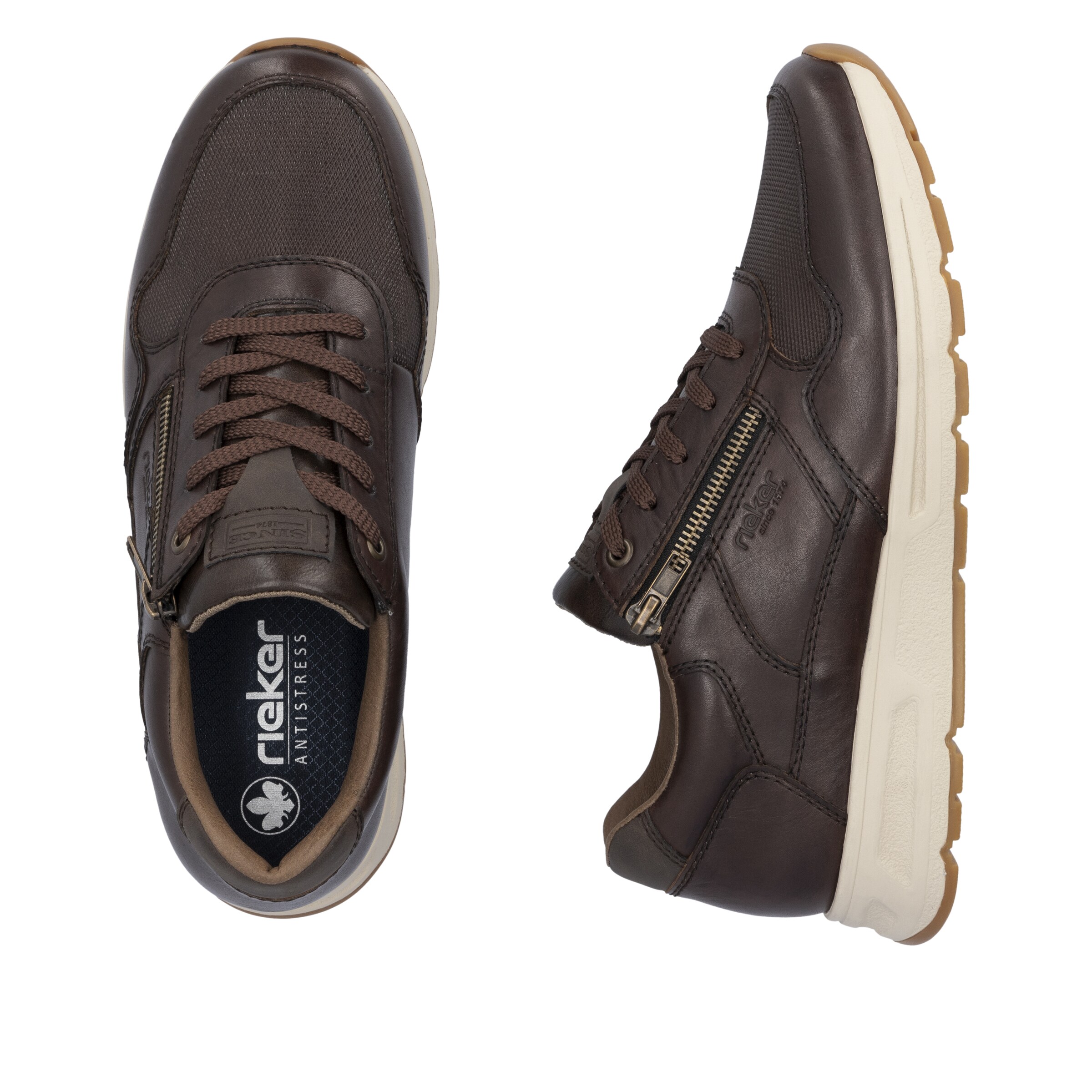 Sneaker bassa 'B0701' di Rieker in marrone