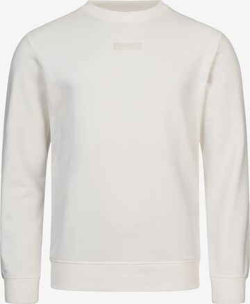 INDICODE JEANS Sweatshirt 'Baxter' in Wit: voorkant