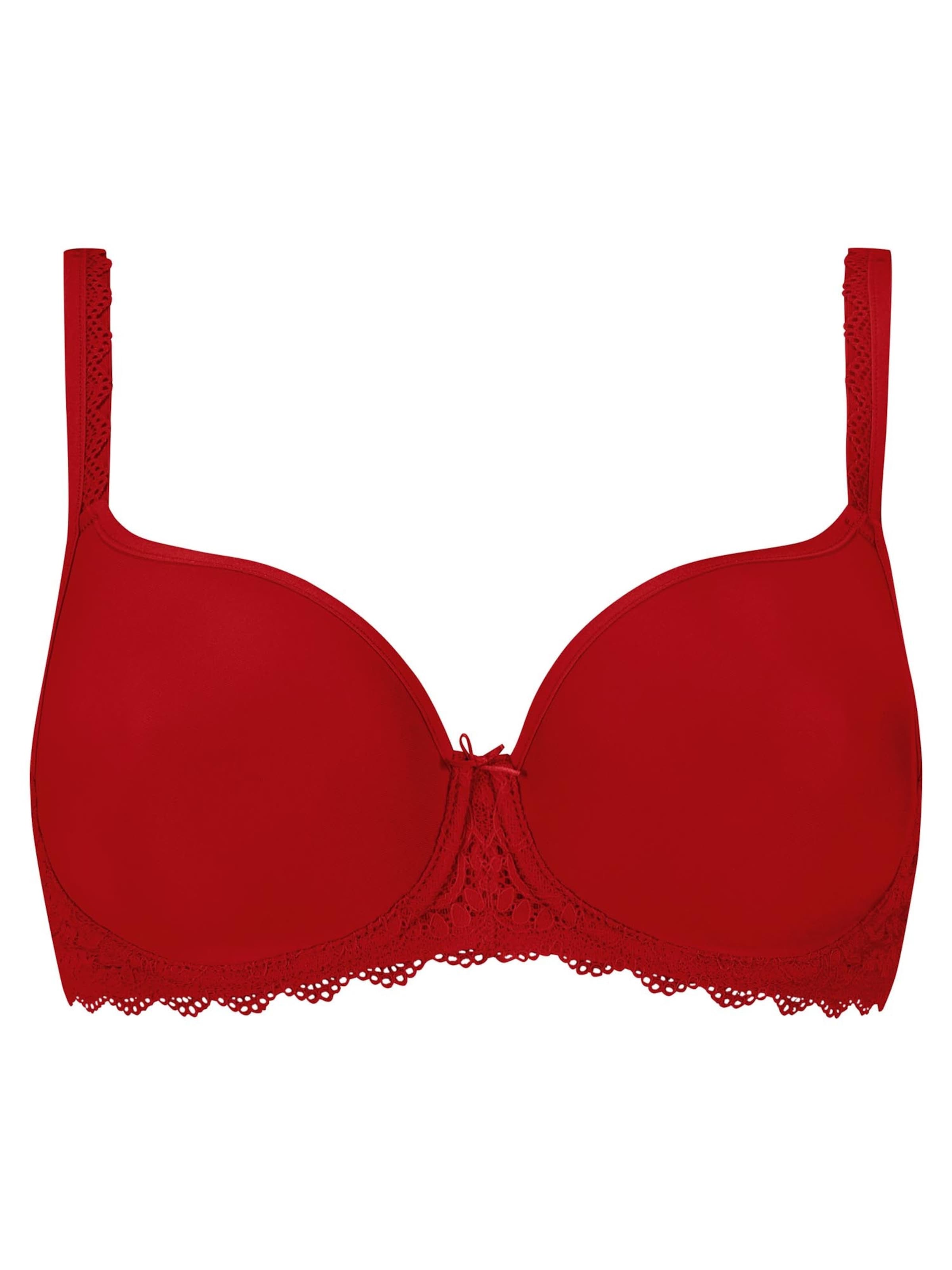 Mey T-Shirt BH 'Amorous'‌‌‌‌‌‌‌‌ in Rot: Vorderseite