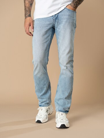 Petrol Industries tavaline Teksapüksid, värv sinine: eest vaates