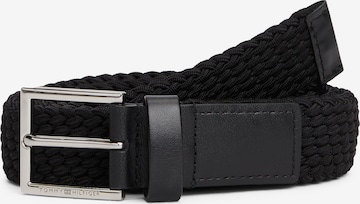 juoda TOMMY HILFIGER Diržas 'HUDSON 3.0': priekis