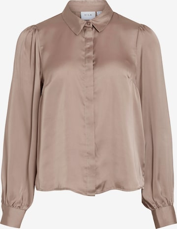 Chemisier 'VISofie' VILA en beige : devant