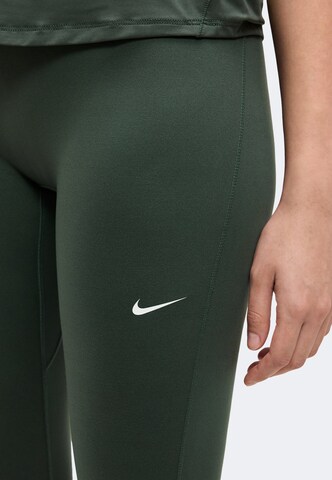 NIKE Skinny Sporthose 'ONE' in Grün