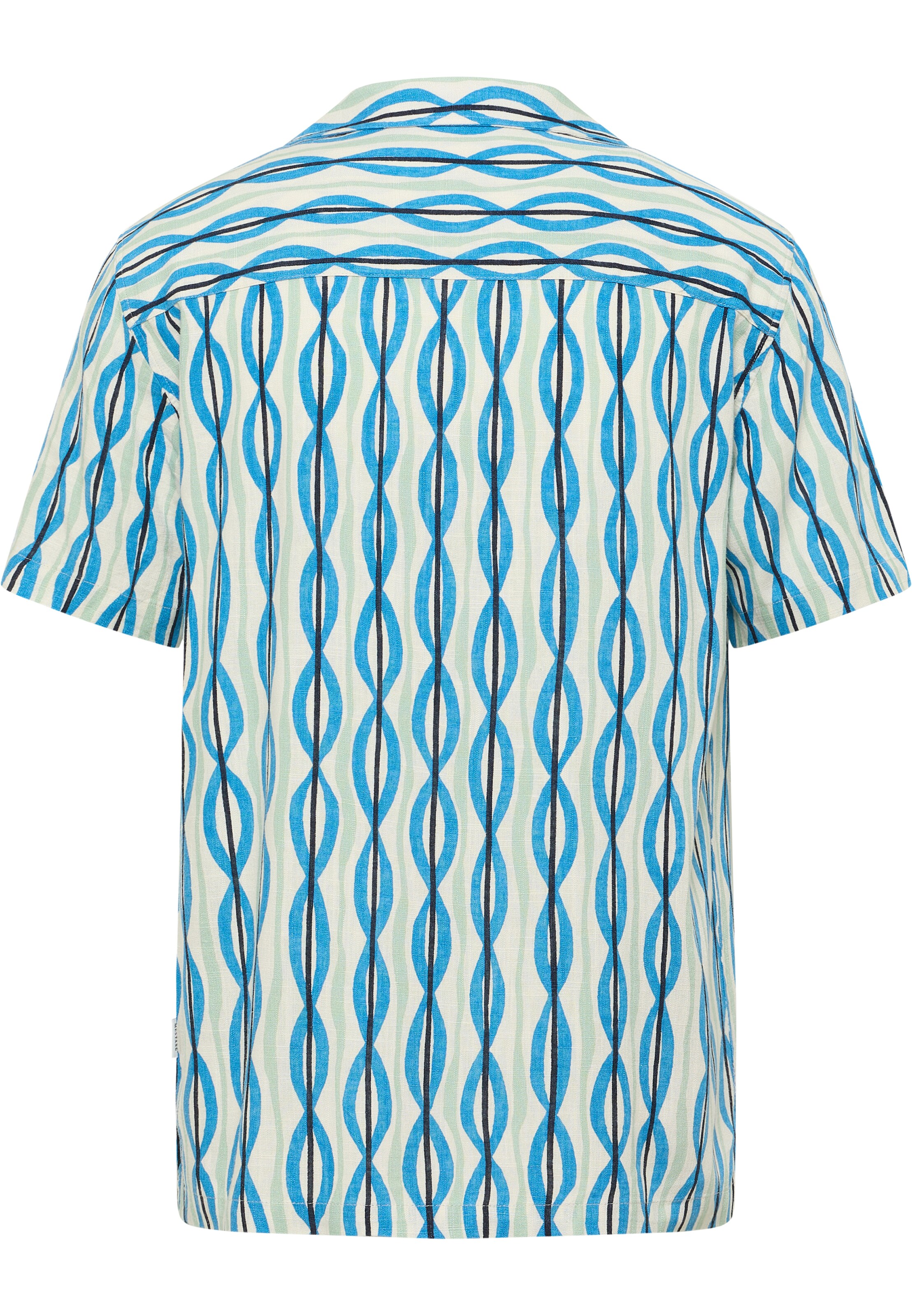 MUSTANG Regular fit Button Up Shirt in Blue