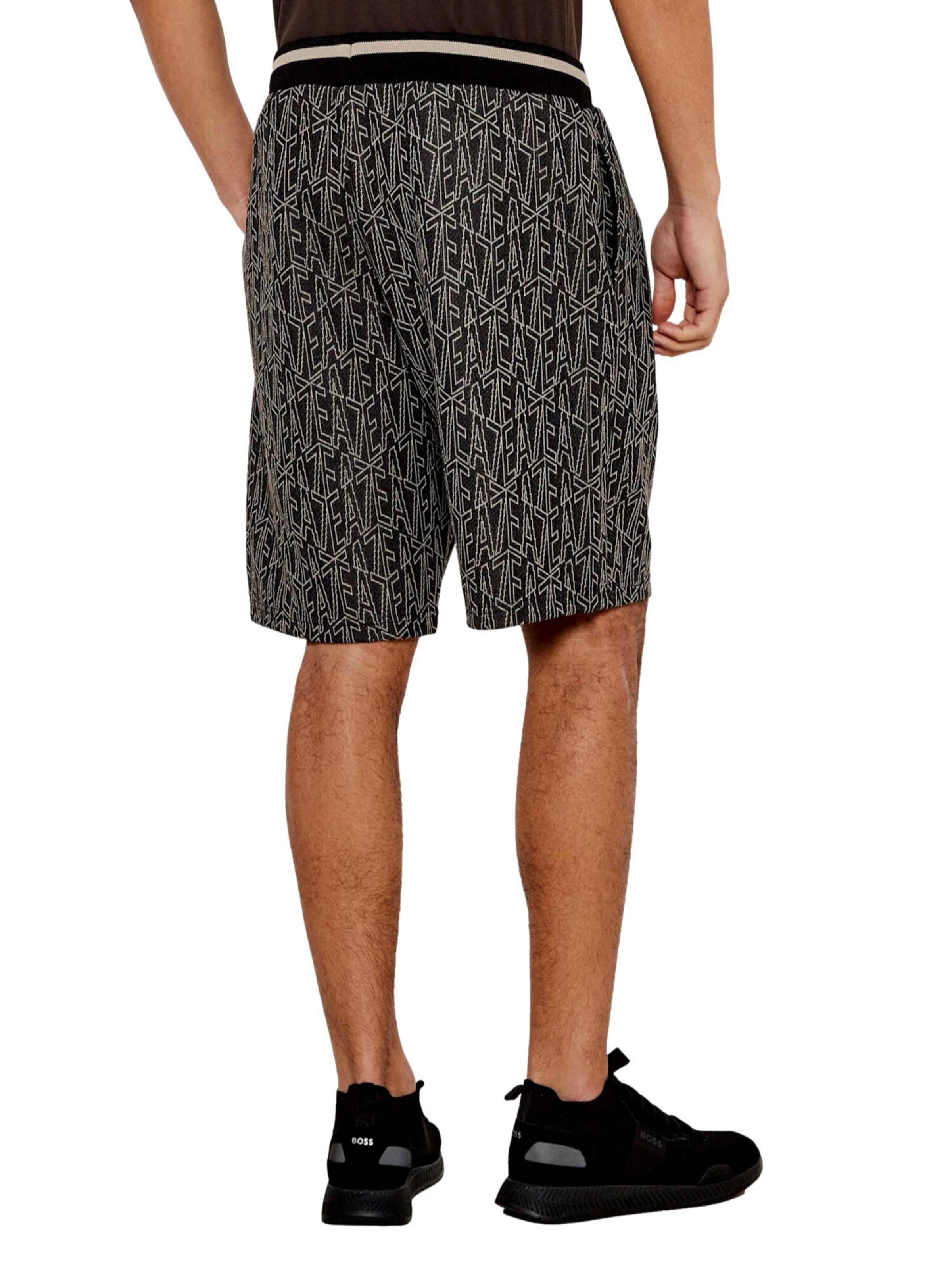 EA7 Emporio Armani Regular Broek in Zwart