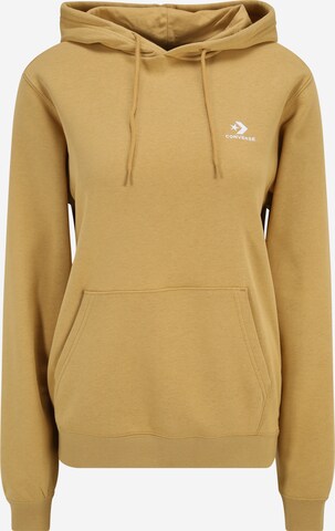 CONVERSE Sweatshirt in Bruin: voorkant