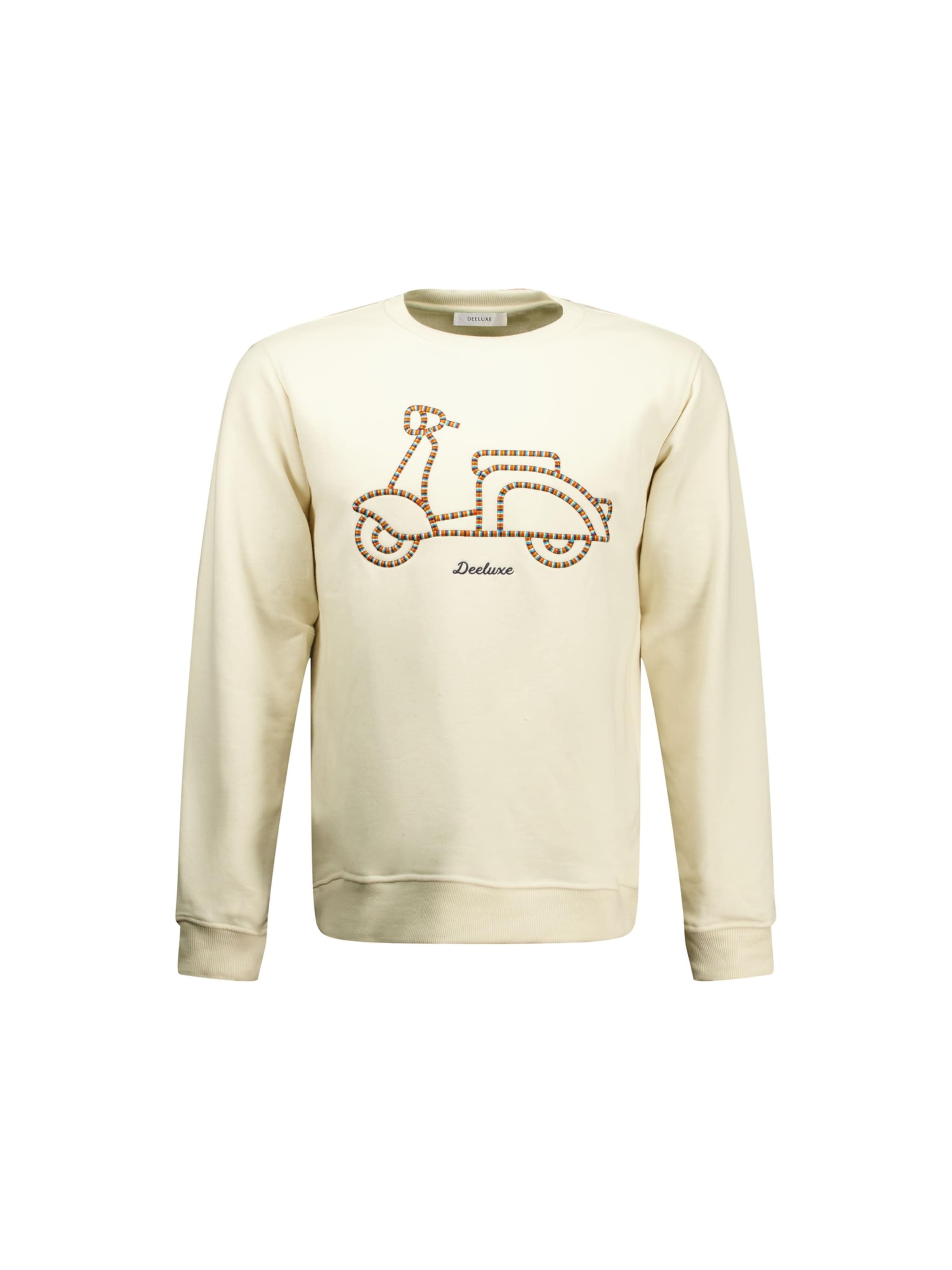 Sweat-shirt 'RAVON' Deeluxe en beige : devant