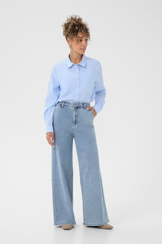 Cream Wide Leg Jeans 'CRVisti' in Blau