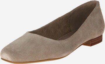 Ballerines TOMS en gris : devant