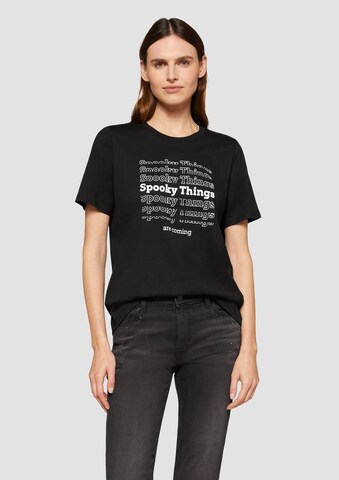 T-shirt s.Oliver en noir : devant