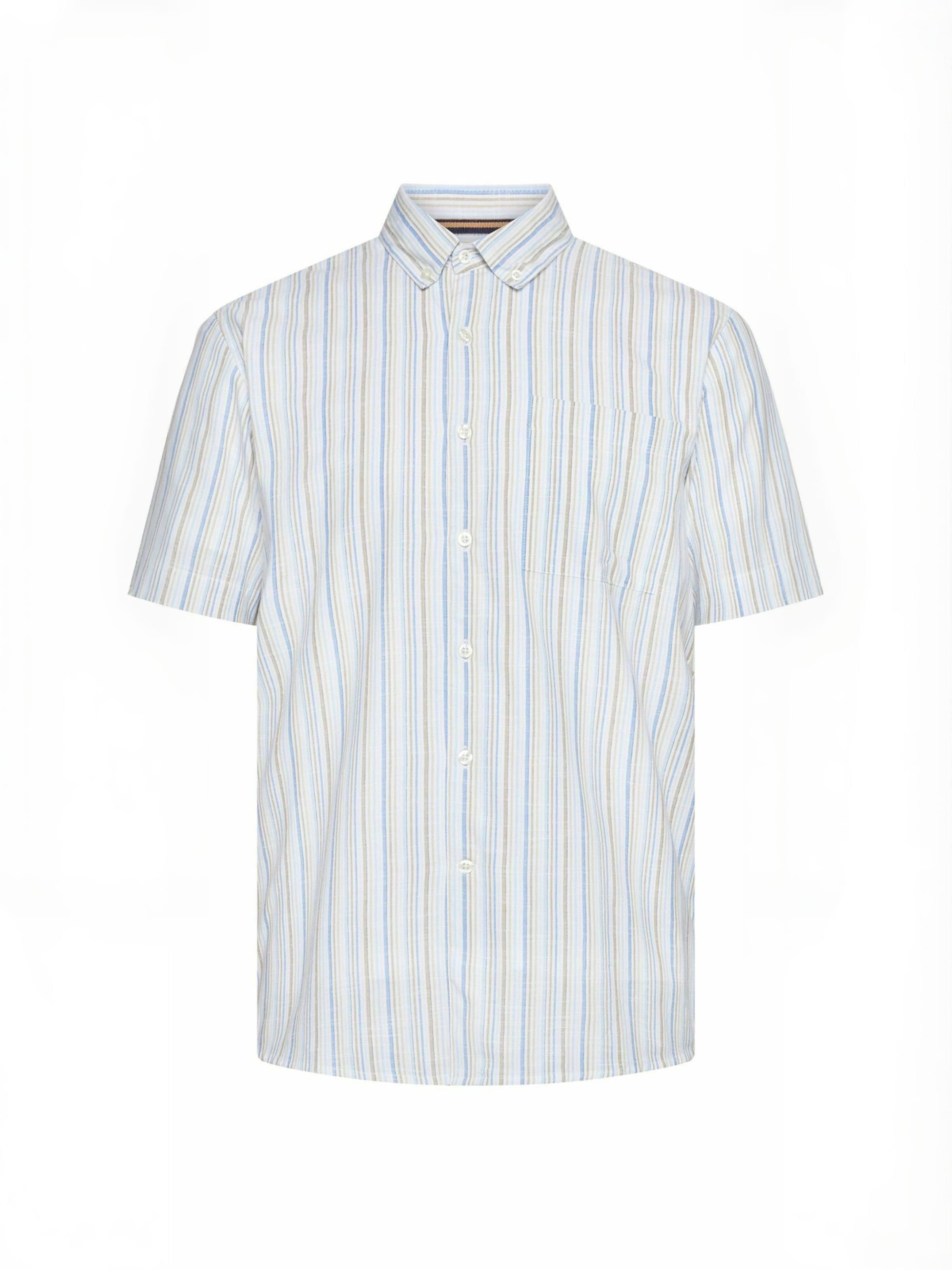 Coupe regular Chemise ' GioSi ' Signal en beige : devant