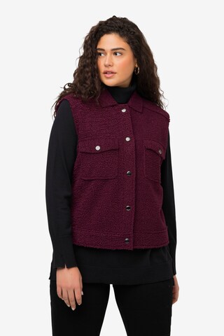 Gilet Ulla Popken en violet : devant