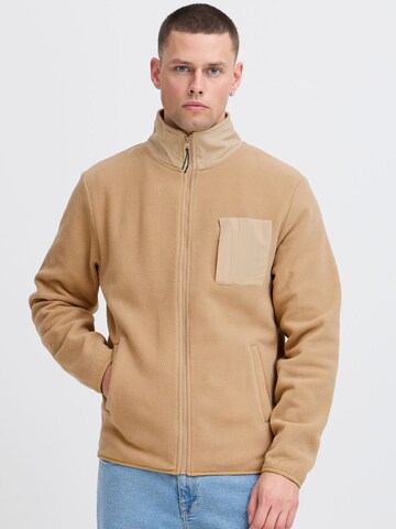 Veste en polaire ' BHBROOKS Sweatshirt zipp thru ' BLEND en marron