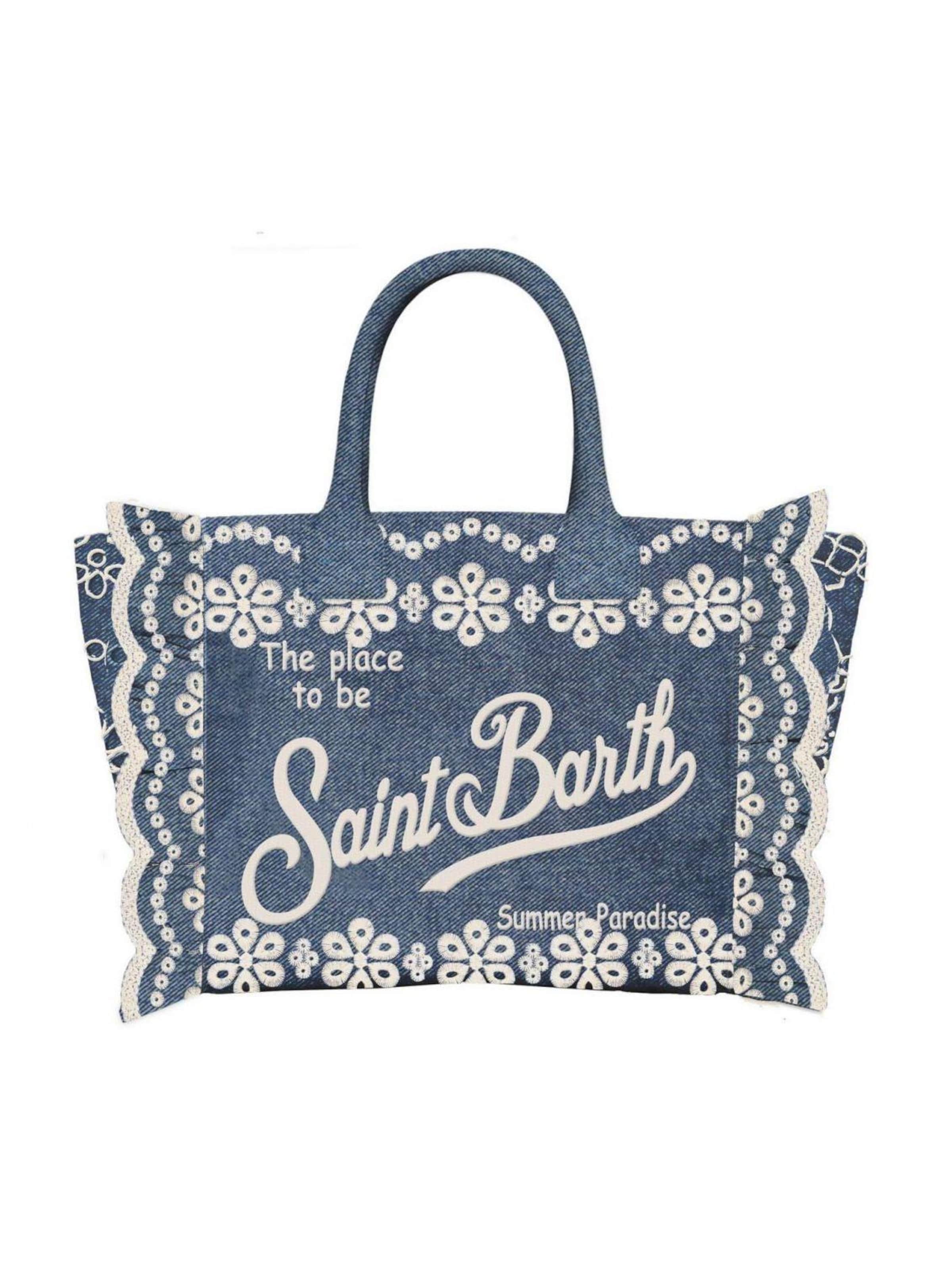 MC2 Saint Barth Umhängetasche‌‌‌‌‌‌‌‌‌ in Blau: Vorderseite