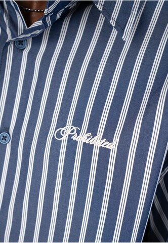 Prohibited - Ajuste confortable Camisa en azul