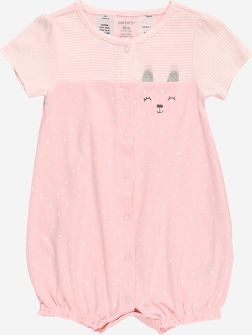 Carter's Overall in Pink: front