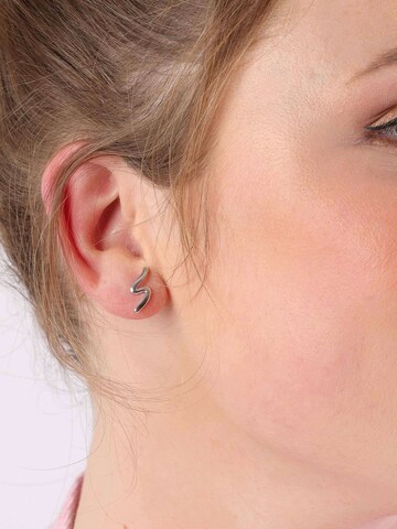 Boucles d'oreilles Lucardi en argent