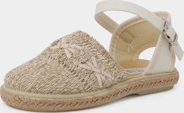 Pisamonas Sandalen in Beige: voorkant