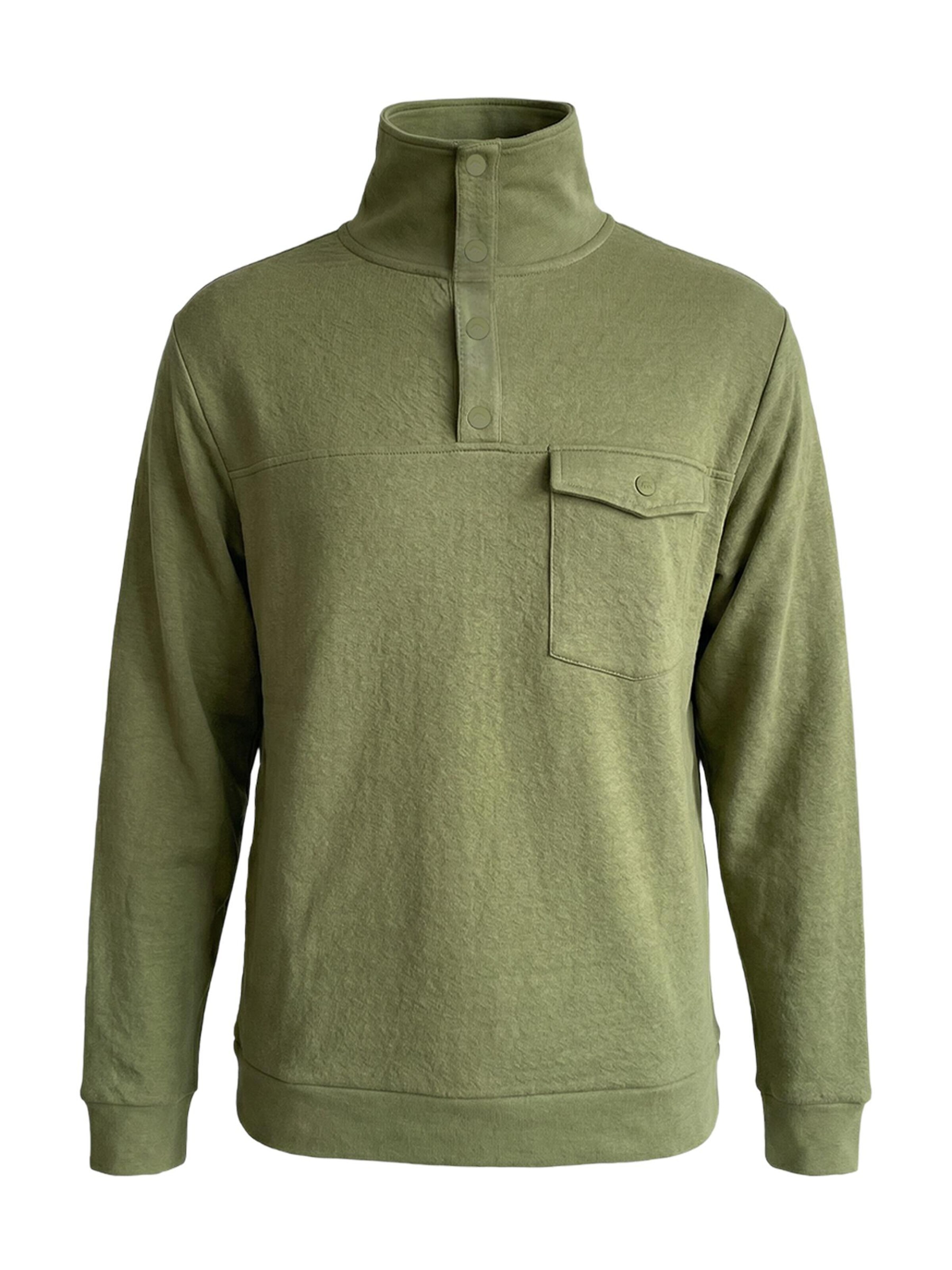 FORSBERG Sweatshirt 'Fremmson Sweatshirt'‌‌‌‌‌‌‌‌‌‌ in Grün: Vorderseite
