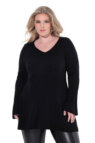 Pull-over MIAMODA en noir : devant