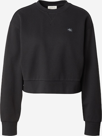 Calvin Klein Jeans Sweatshirt i sort: forside