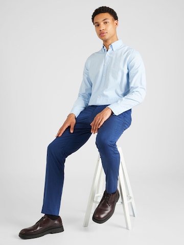 s.Oliver BLACK LABEL - regular Pantalón chino en azul