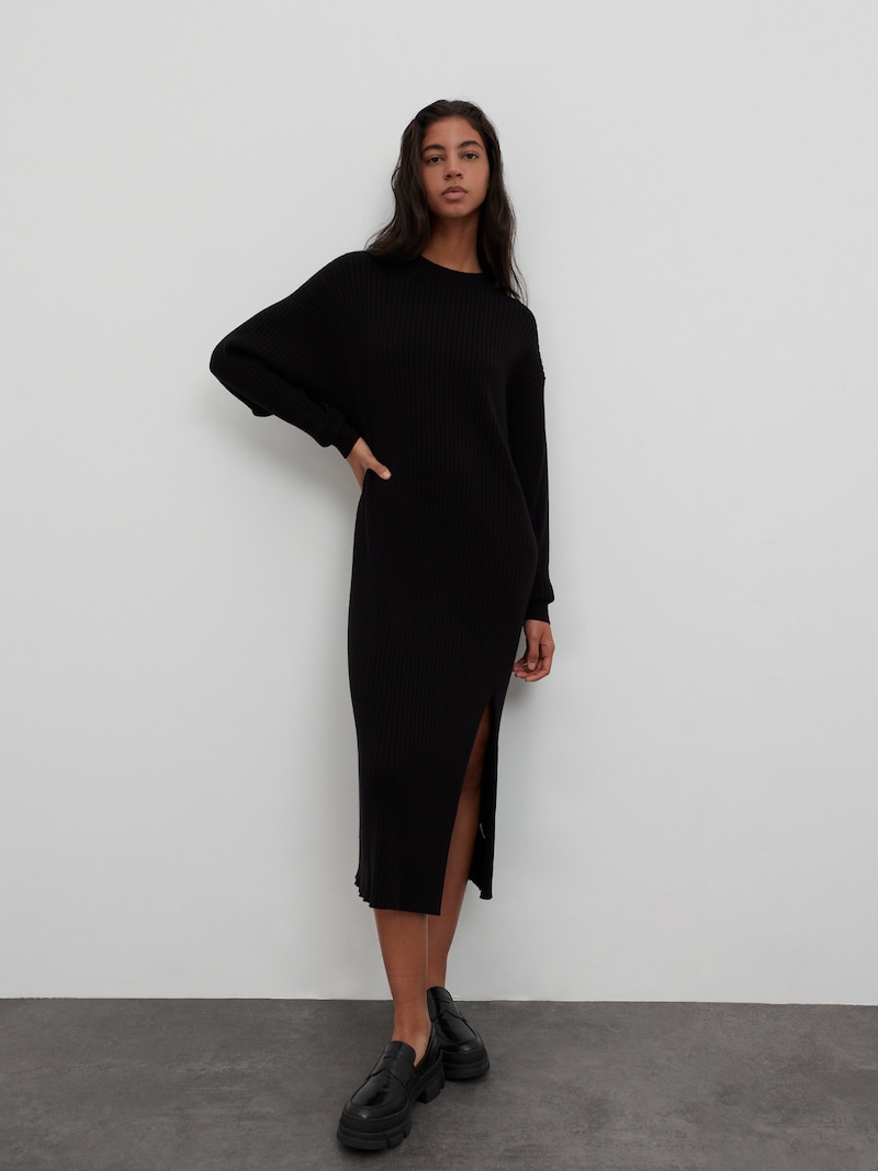 Women Clothing EDITED Knit dresses Black