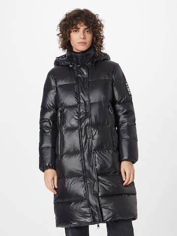Manteau d’hiver ARMANI EXCHANGE en noir : devant