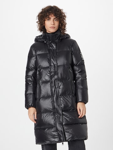 ARMANI EXCHANGE Winter Coat in Black: front