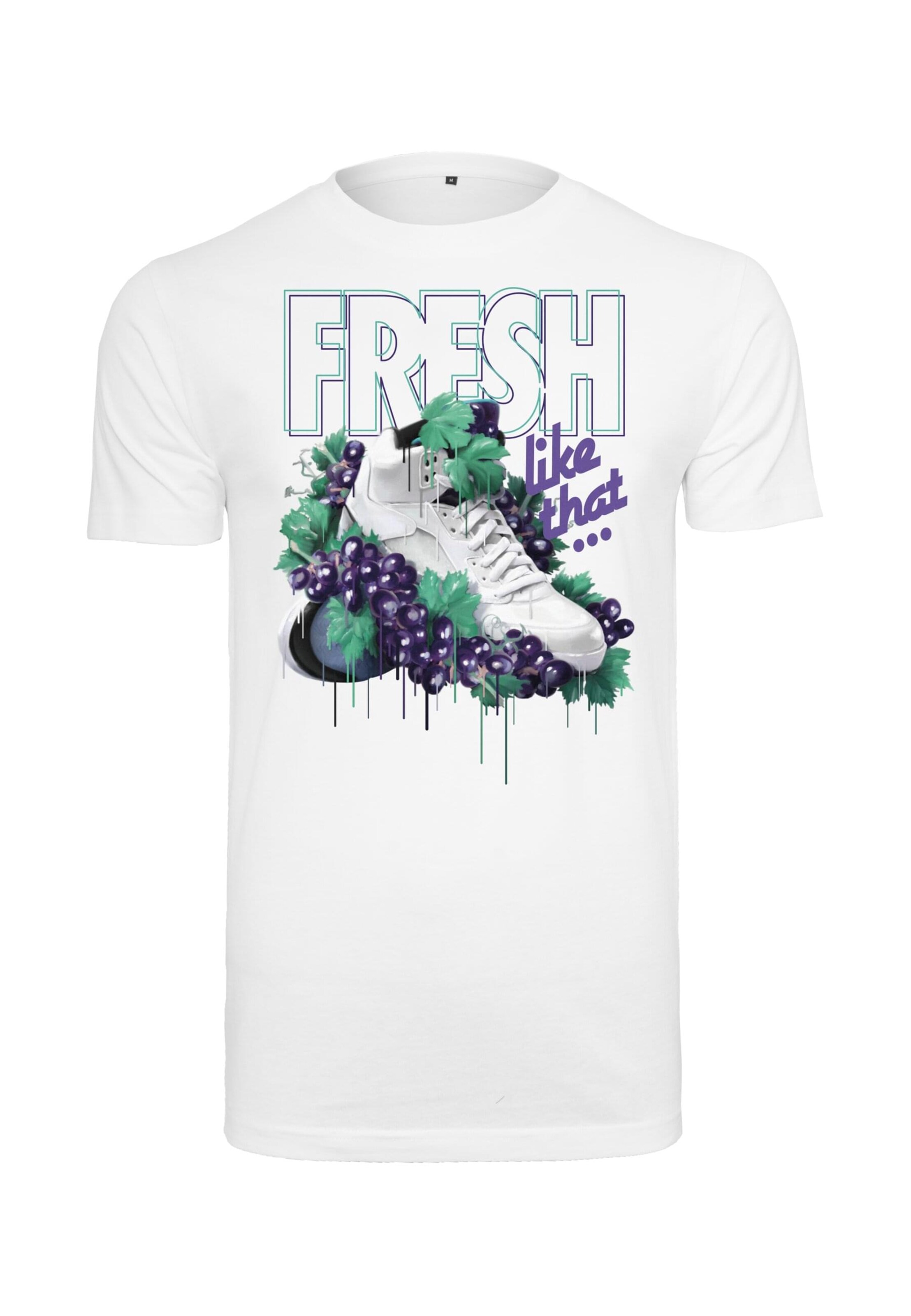 T-Shirt 'Fresh Like That' Mister Tee en blanc : devant