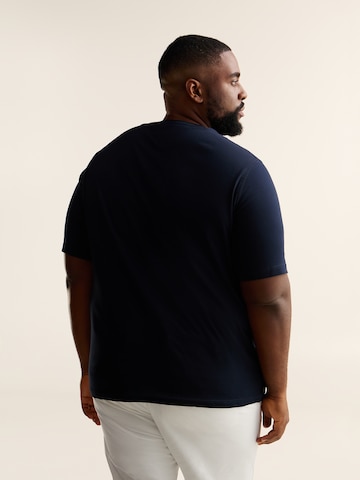 zils TOMMY HILFIGER T-Krekls 'BRAND LOVE': no aizmugures