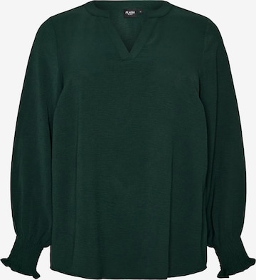 Zizzi Bluse in Grün: Vorderseite