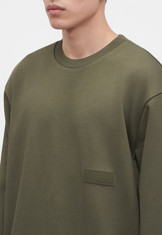 Sweat-shirt BOSS en vert