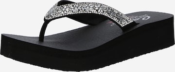 SKECHERS Teenslipper 'VINYASA' in Zwart: voorkant