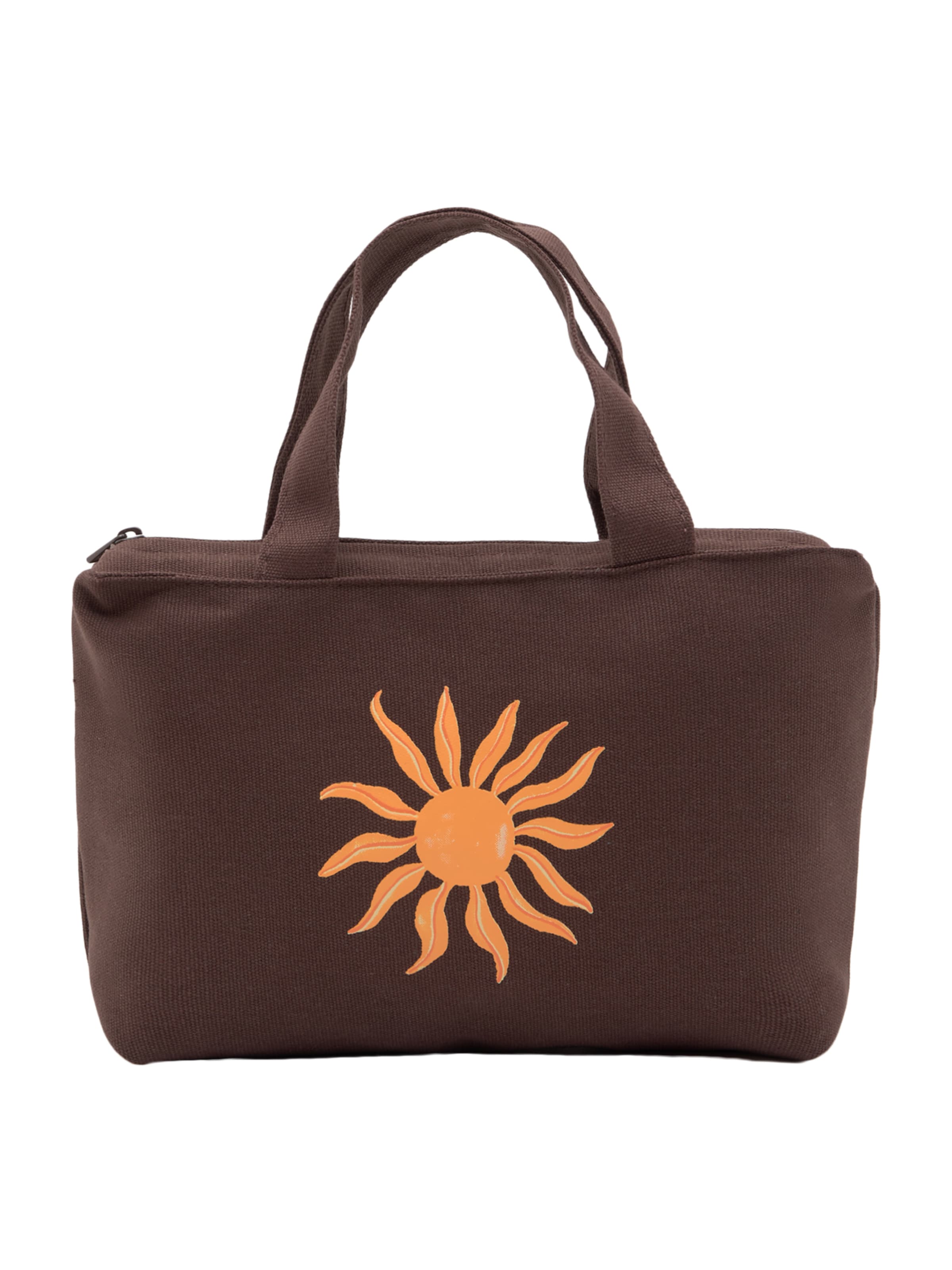 Geantă de plajă Pull&Bear pe maro / portocaliu / portocaliu mandarină / portocaliu pastel, Vizualizare produs