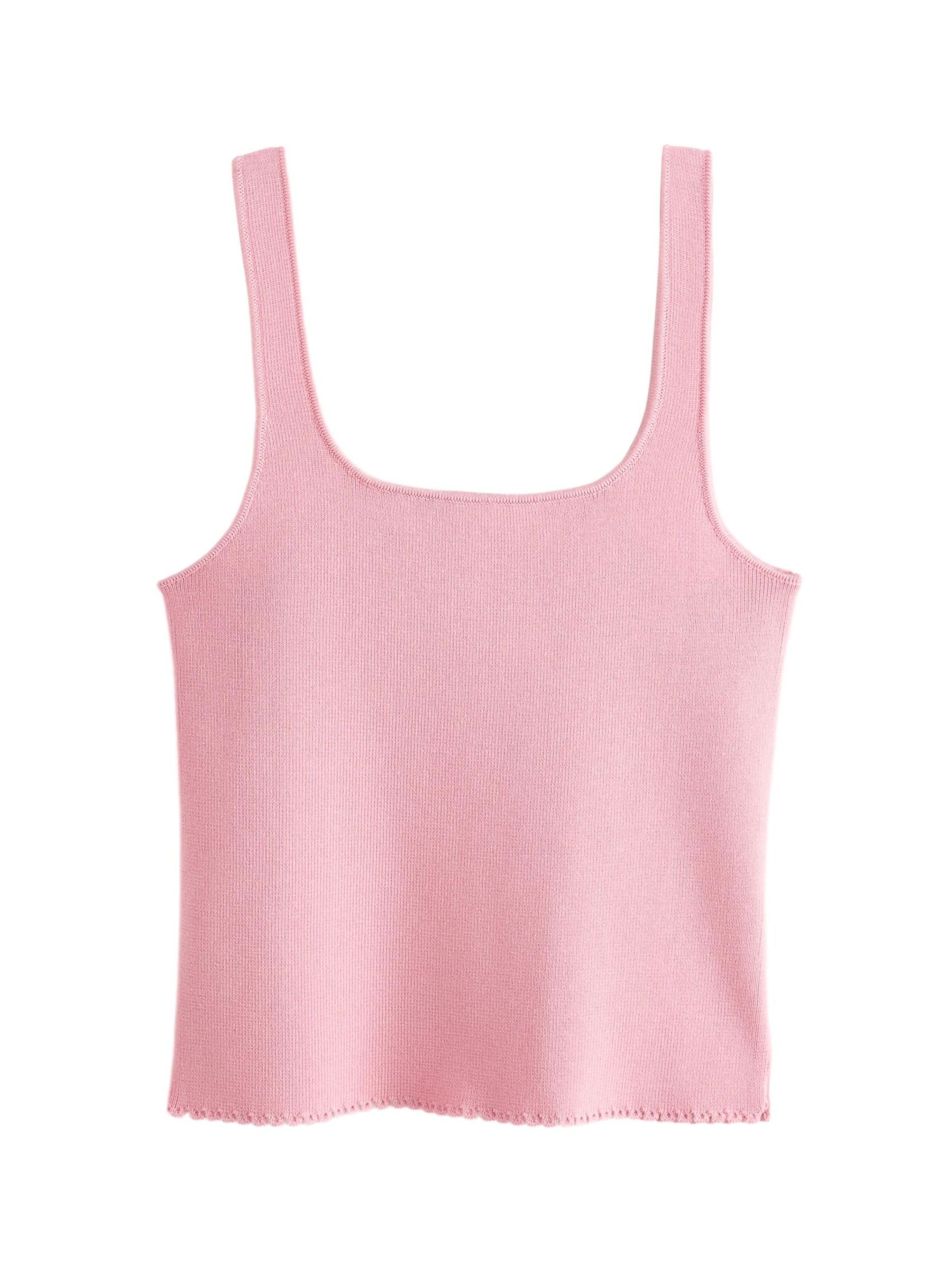 Next Gebreide top in Roze: voorkant