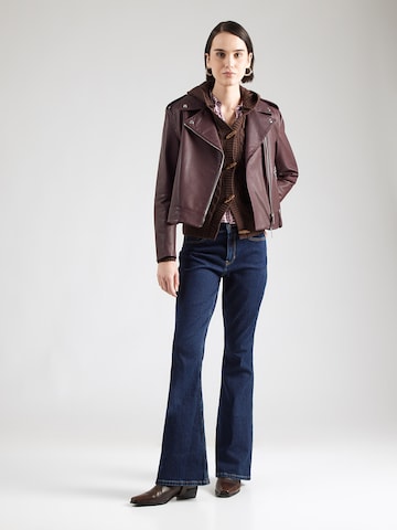 Geacă tricotată de la HOLLISTER pe maro