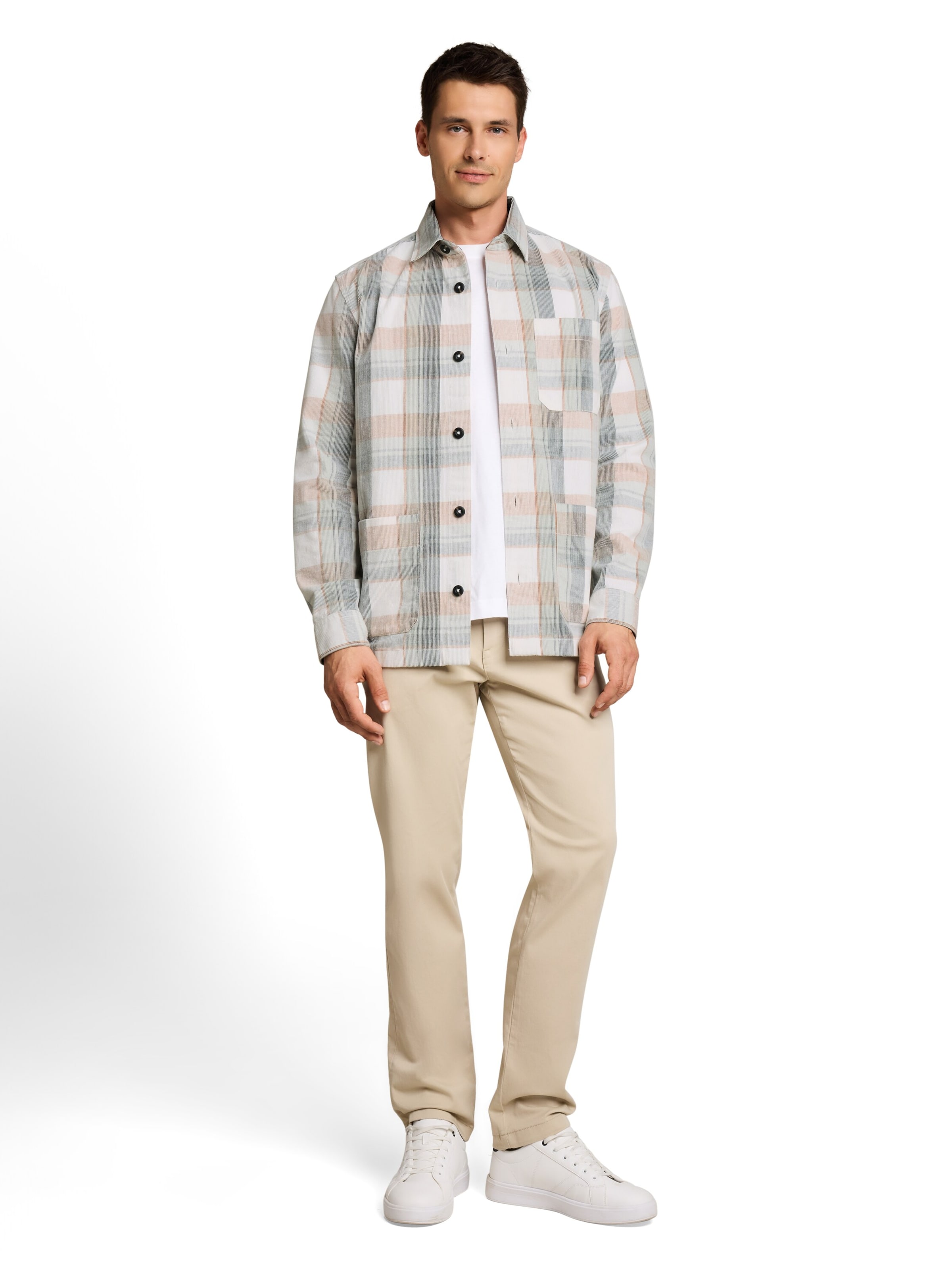 TOM TAILOR Comfort Fit Hemd in Weiß