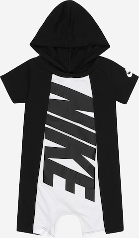 Nike Sportswear Dungarees in Black: front