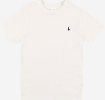 T-Shirt Polo Ralph Lauren en blanc : devant