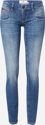 FREEMAN T. PORTER גזרת סלים ג'ינס 'Alexa' בכחול: מלפנים