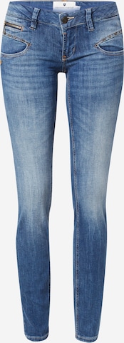 FREEMAN T. PORTER Slimfit Jeans 'Alexa' in Blauw: voorkant