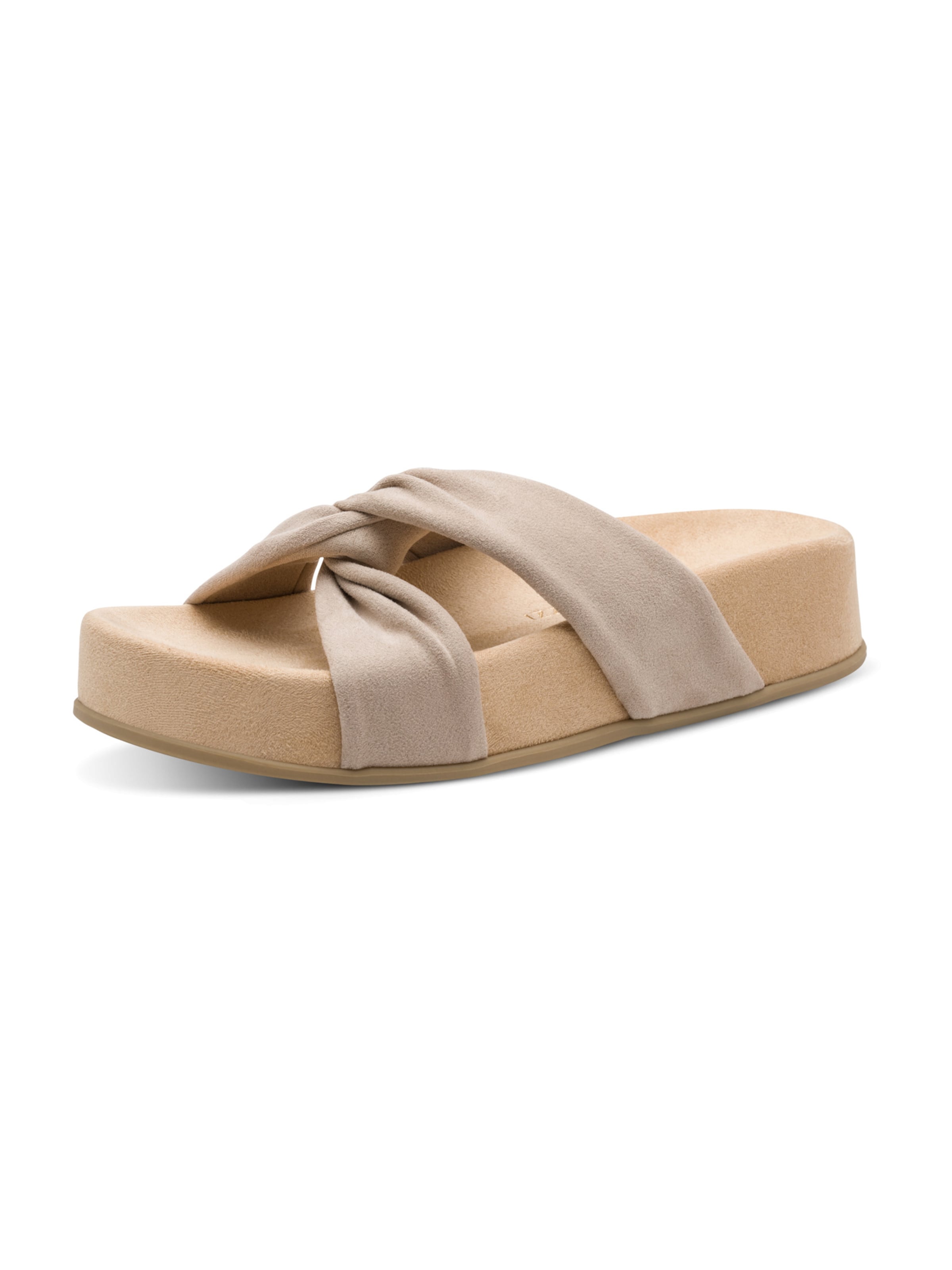 MARCO TOZZI - Zapatos abiertos en beige: frente